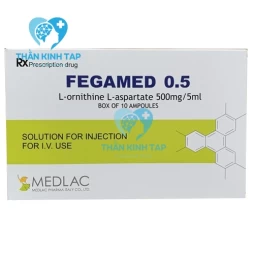 Fegamed 0.5 - L-Ornithin - L-Aspartat 500mg/5ml Medlac