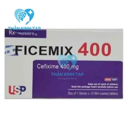 Ficemix 400 - Cefixim 400mg USP