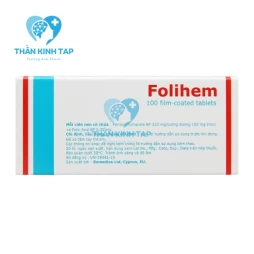 Folihem - Phòng thiếu máu do thiếu sắt và acid folic