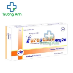 Furosemid 20mg/2ml - Thuốc điều trị phù phổi, phù não