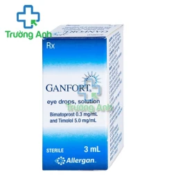 Ganfort - Thuốc nhỏ mắt điều trị Glôcôm góc mở, cườm nước