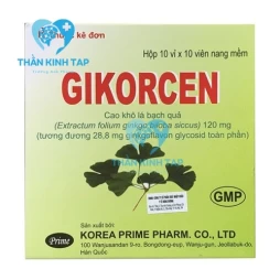 Thuốc Gikorcen 120mg - Điều trị trầm cảm, rối loạn thần kinh