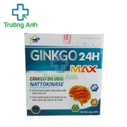 Ginkgo 24h Max - Hỗ trợ hoạt huyết, tăng cường tuần hoàn máu não