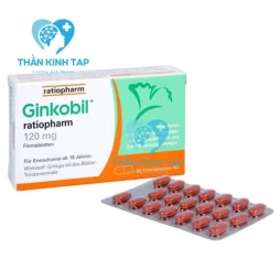 Ginkobil Ratiopharm 120mg - Hỗ trợ điều trị Alzheimer, sa sút trí tuệ