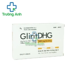 GliritDHG 500mg/2,5mg - Điều trị bệnh đái tháo đường týp 2