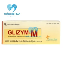 Glizym-M -  Thuốc điều trị đái tháo đường tuýp 2