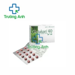 Glotakan 40mg Glomed - Thuốc điều trị chứng rối loạn tuần hoàn máu ngoại biên, thiểu năng tuần hoàn não