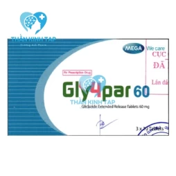 Gly4par 60 - Điều trị bệnh lý đái tháo đường typ 2 hiệu quả