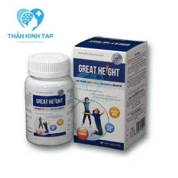 Great Height - Hỗ trợ bổ sung canxi, vitamin D3 và vitamin K2