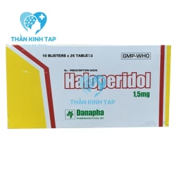 Haloperidol 1,5mg Danapha (250 viên) - Thuốc điều trị loạn thần