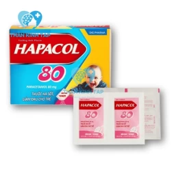 Hapacol 80mg DHG - Thuốc giảm đau, hạ sốt cho trẻ em
