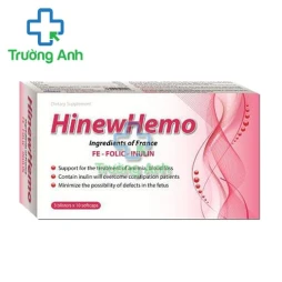 Hinewhemo - Giúp bổ sung Sắt,  Acid Folic và Inulin cho cơ thể