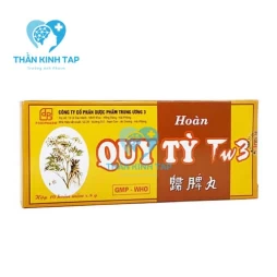 Hoàn quy tỳ TW3 - Thuốc điều trị chóng mặt, chán ăn, mệt mỏi