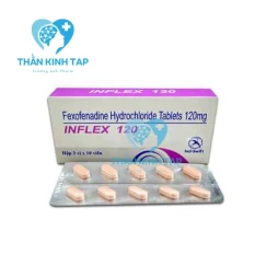 Inflex 120 - Điều trị viêm mũi dị ứng, nổi mề đay