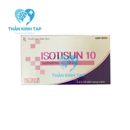 Isotisun 10 - Hỗ trợ điều trị mụn trứng cá