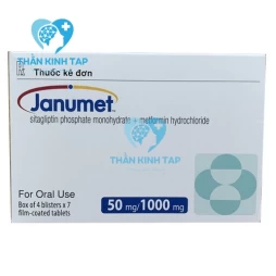 Janumet 50mg/1000mg - Thuốc điều trị đái tháo đường type 2