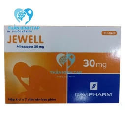 Jewell 30mg Davipharm - Thuốc điều trị các triệu chứng trầm cảm nặng