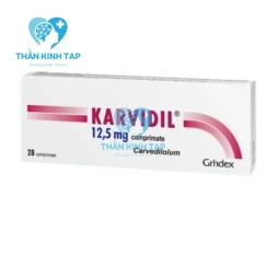 Karvidil 12,5mg - Thuốc điều trị cao huyết áp hiệu quả