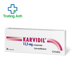 Karvidil 12,5mg - Thuốc điều trị cao huyết áp hiệu quả