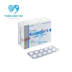 Kavasdin 10 - Thuốc điều trị tăng huyết áp và đau thắt ngực