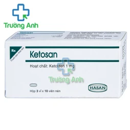 Ketosan- Thuốc điều trị viêm mũi dị ứng, mề đay, hen phế quản