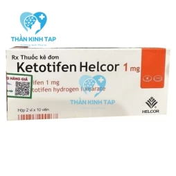 Ketotifen Helcor 1 mg - Điều trị bệnh hen khí quản, dị ứng