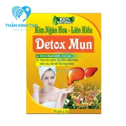 Kim Ngân Hoa - Liên Kiều Detox Mụn - Hỗ trợ thanh nhiệt, mát gan