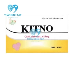 Kitno 625mg - Thuốc điều trị thiếu hụt calci, loãng xương hiệu quả
