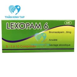 Lexopam 6 MS - Thuốc điều trị ngắn hạn chứng lo âu