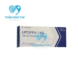 Lipofen 160 - Thuốc điều trị tăng triglyceride máu