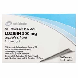 Lozibin 500mg - Thuốc kháng sinh điều trị nhiễm khuẩn hiệu quả