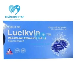 Lucikvin 250mg Vinphaco - Thuốc điều trị xơ vữa động mạch, rối loạn thần kinh