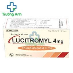 Lucitromyl 4mg - Hỗ trợ điều trị đau do co cứng cơ hiệu quả