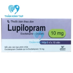 Lupilopram 10mg - Thuốc điều trị rối loạn lo âu
