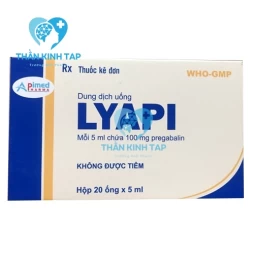 Lyapi 100mg/5ml Apimed - Thuốc điều trị đau thần kinh trung ương và ngoại biên