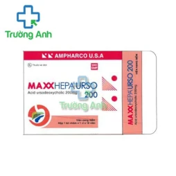 Maxxhepa Urso 200mg - Thuốc điều trị rối loan gan mật, xơ gan