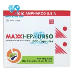 Maxxhepa urso 300 - Thuốc điều trị bệnh xơ gan