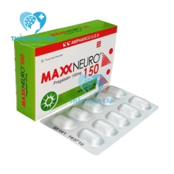 Maxxneuro 150 Ampharco - Thuốc điều trị bệnh động kinh, đau thần kinh