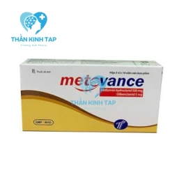 Metovance - Metformin 500mg + Glibenclamide 5mg Trường Thọ