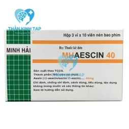 MHAescin 40 - Aescin 40mg Mipharmco