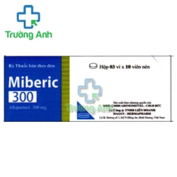 Miberic 300 - Thuốc điều trị Gout và phòng bệnh thận Uric Acid