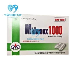 Midamox 1000 - Thuốc điều trị nhễm khuẩn dùng đường uống