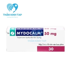 Mydocalm 50mg - Điều trị triệu chứng co cứng cơ sau đột quỵ ở người lớn