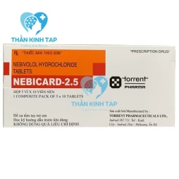 Nebicard-2.5 - Thuốc điều trị tăng huyết áp