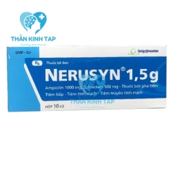 Nerusyn 1,5g - Thuốc kháng sinh điều trị nhiễm khuẩn hiệu quả