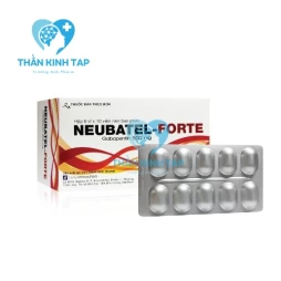 Neubatel Forte 600mg DaviPharm - Thuốc điều trị bệnh động kinh, giảm đau đo viêm các dây thần kinh ngoại biên