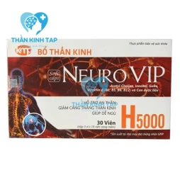 Bổ thần kinh Neuro VIP H5000 - Cải thiện tình trạng suy nhược thần kinh