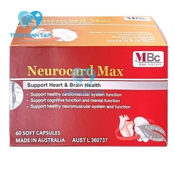 Neurocard Max - Hỗ trợ cải thiện trí não và tăng sức khỏe tim mạch