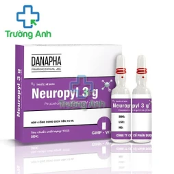 Neuropyl 3g Danapha - Thuốc điều trị rung giật cơ có nguồn gốc vỏ não