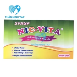 Siro Nic-Vita - Vitamin B1,Vitamin B2,Vitamin B5, Vitamin B6 USA-NIC Pharma
